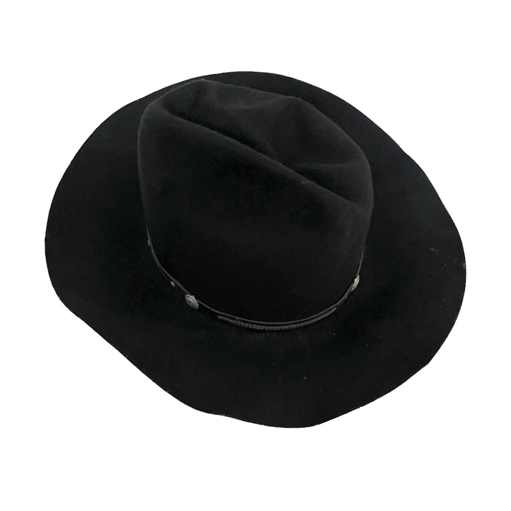 EDDY BROS Wool Cowboy Western ROGO II Hat Black 6 7/8